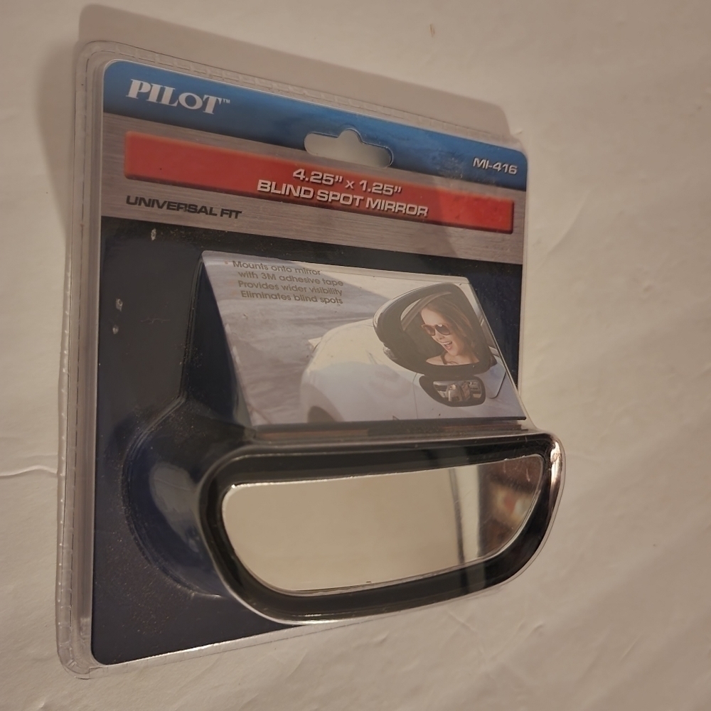 Pilot MI-416 Blindspot Mirror (4.25" X 1.25") New